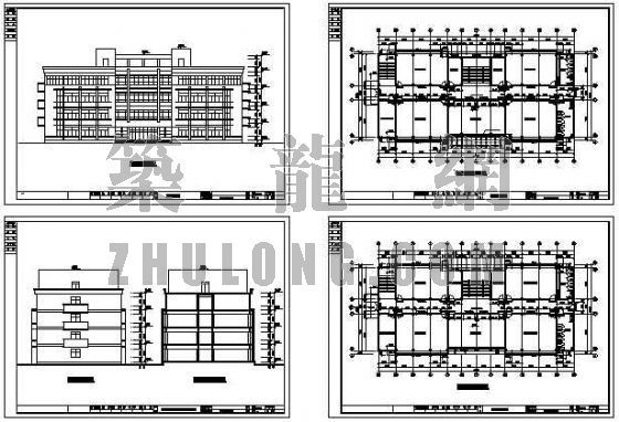 三层办公楼建施结施图资料下载-办公楼结施图