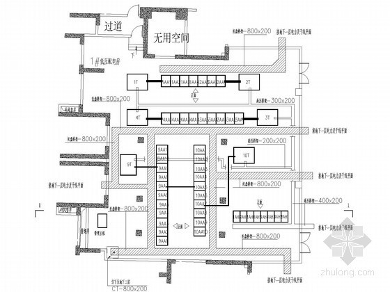 六层住宅楼给排水含地下室资料下载-[四川]小区住宅楼地下室电气施工图