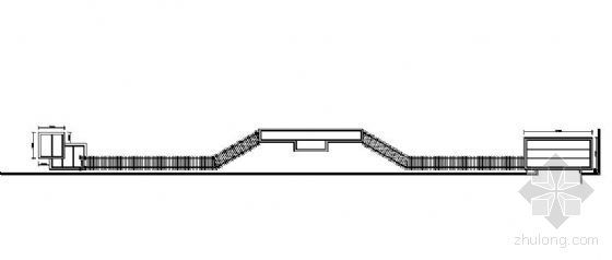 建筑立面窗大样资料下载-某长廊曲桥大样详图