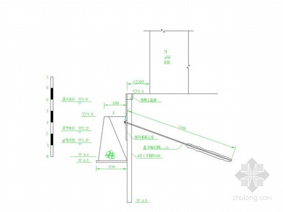 挡土墙排水管图集资料下载-挡土墙及土层锚杆边坡防护大样图