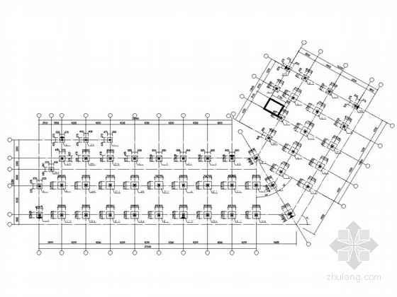 四层框架宿舍建筑图资料下载-某造船厂四层框架结构宿舍楼结构施工图