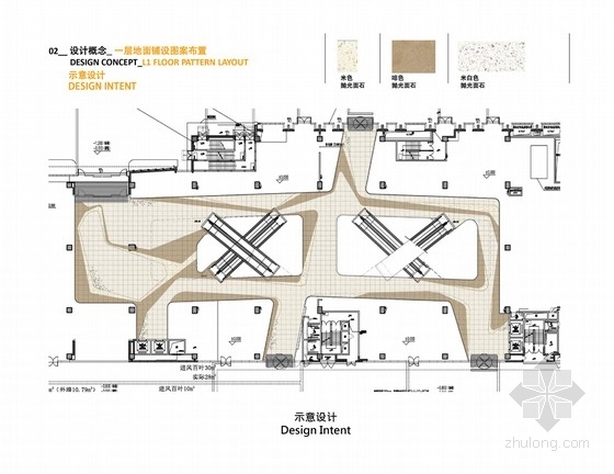 商场办公楼方案资料下载-[上海]精品现代风格商场办公楼室内设计概念方案（图纸清晰效果好 推荐！）