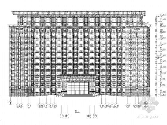 政府会议中心建筑图资料下载-机关会议中心屋顶网架、钢结构施工图(含建筑图)