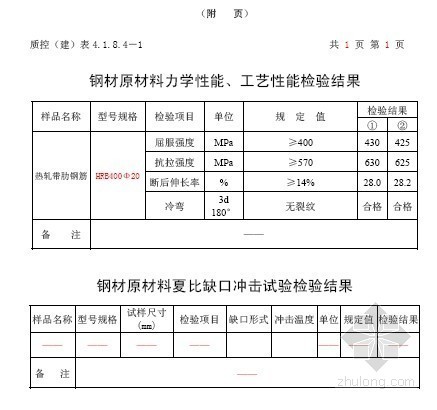 工程表格填写实例资料下载-钢结构工程资料表格填写实例