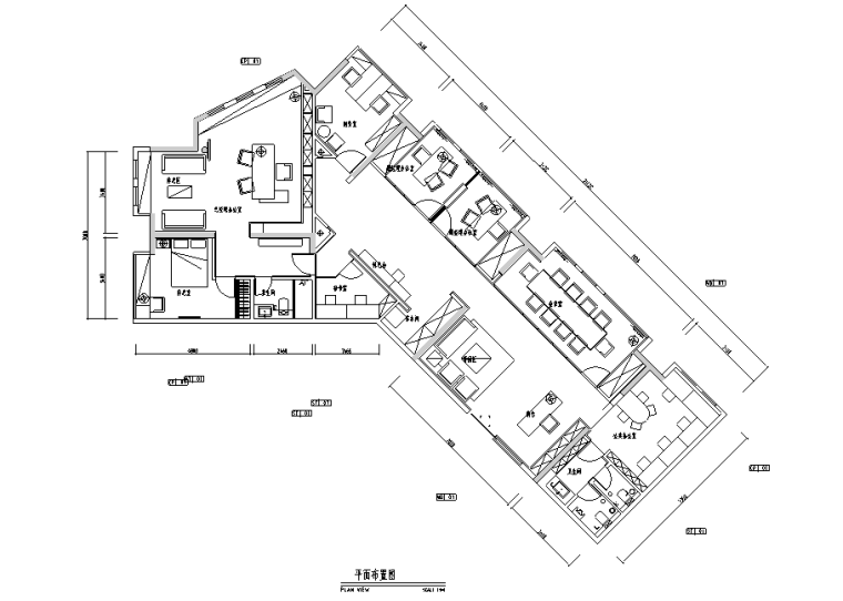 罗马柱门头装修效果图资料下载-详细全套现代办公空间设计施工图+效果图(另含设计方案、软装方案)
