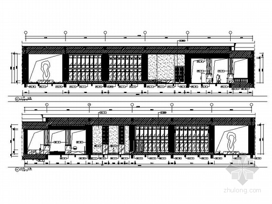 [雲南]精品奢華五星級商務酒店大堂室內裝修施工圖(含效果)