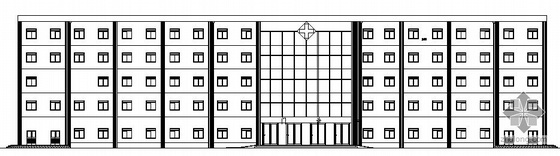 医院附属建筑图纸CAD资料下载-[河南][毕业设计]某职工医院附属医院门诊楼建筑、结构施工图（附计算书）
