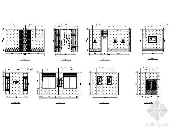 商场建筑方案设计立面图资料下载-茶馆立面图