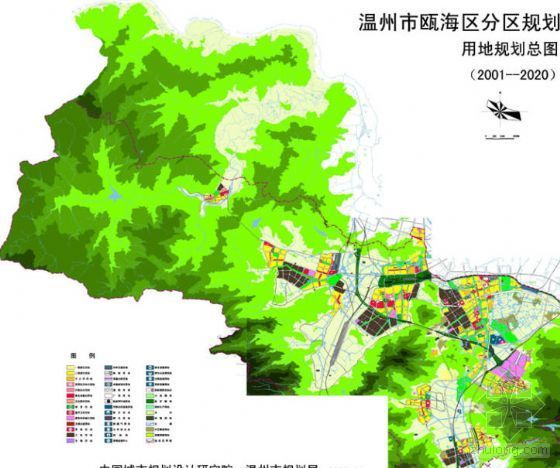 海棠湾分区规划及城市设计资料下载-浙江省城市分区规划文本
