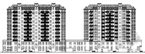 小区单体建筑施工图资料下载-某住宅小区——沿街商住组合单体建筑施工图