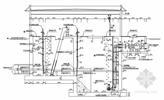 雨污水泵房施工方案资料下载-污水泵房工艺设计图