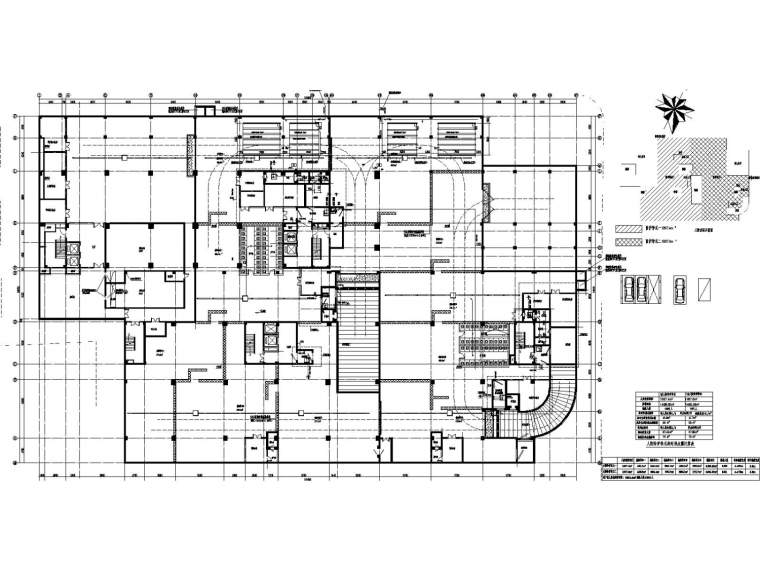 [温州]大型图书馆及地下室给排水消防施工图（一体化泵站系统）-地下室战时给排水平面图