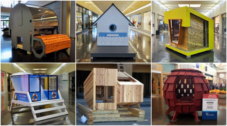 儿童游戏区设计要求资料下载-小模块，大创意：为儿童设计的小屋