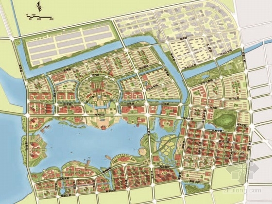 山东开发区核心区资料下载-[山东]滨海城市新区核心区景观设计方案