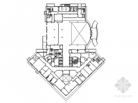 医疗建筑施工图CAD资料下载-[郑州]高层国家中医医疗建筑施工图