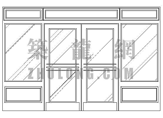 店面门详图资料下载-店面门11