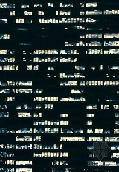 欧式别墅外立面门头资料下载-建筑外立面灯光贴图