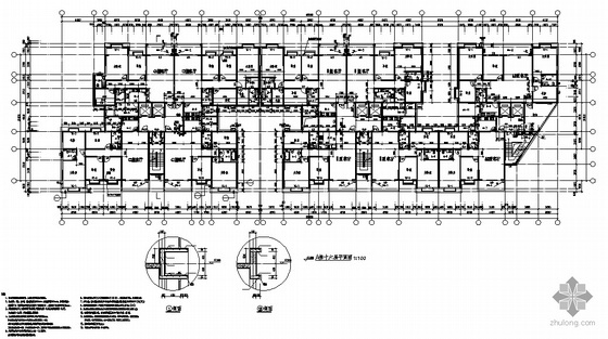 [荆州市]某十八层住宅楼建筑施工套图（含节能设计说明及勘察报告）- 