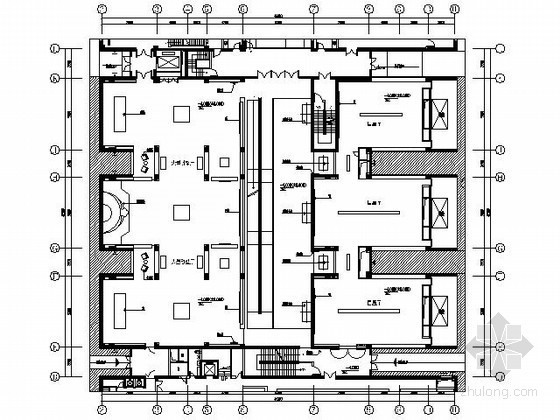 艺术展厅dwg资料下载-[北京]名家艺术馆展厅施工图