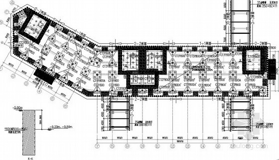 医院扩建图纸资料下载-[浙江]医院异地扩建工程基坑维护施工图纸
