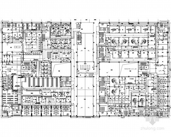 室内建筑105平方米资料下载-[安徽]18万平米三甲医院智能系统电施图105张（机房设计 机房需求书）