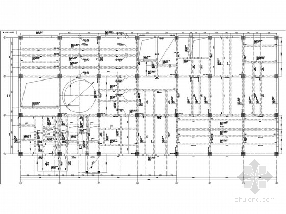 高层条形基础施工图资料下载-6层钢筋砼框架高层工业结构施工图
