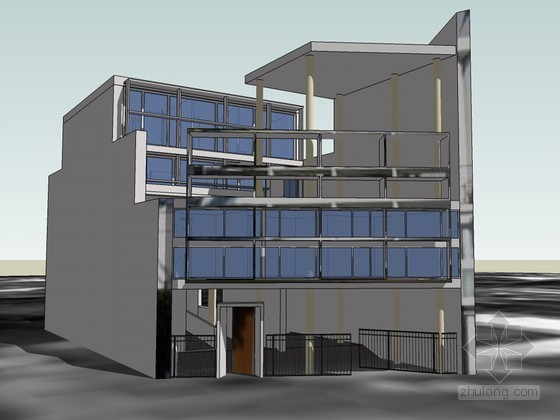 库鲁切特住宅SketchUp模型下载