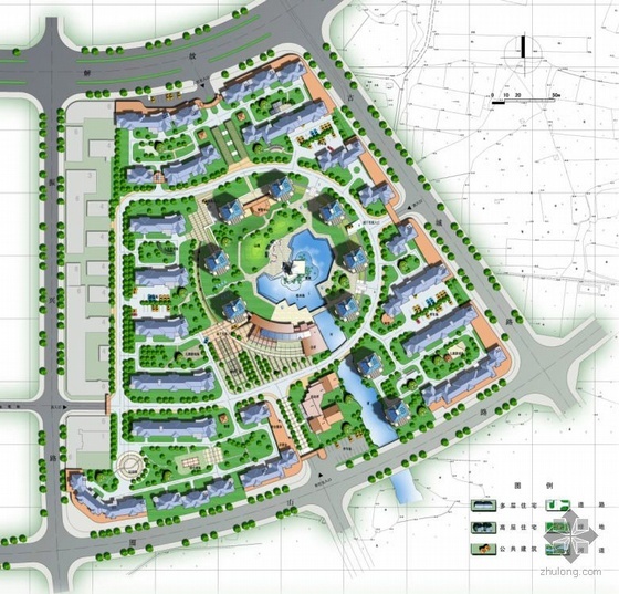 居住小区规划方案免费资料下载-浙江居住小区规划方案文本