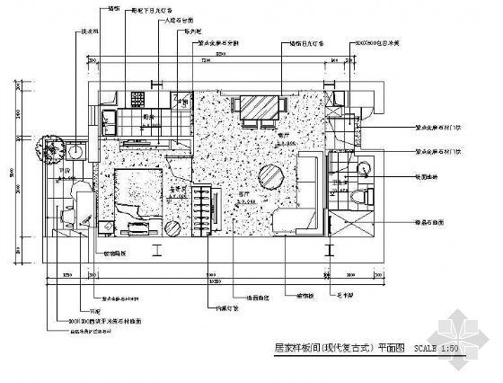 复式楼钢结构楼梯图纸资料下载-复式楼的设计---现代复古
