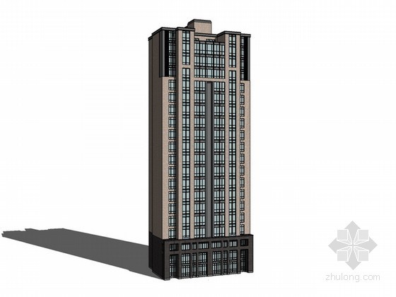 欧式风格高层住宅楼图片资料下载-高层住宅楼