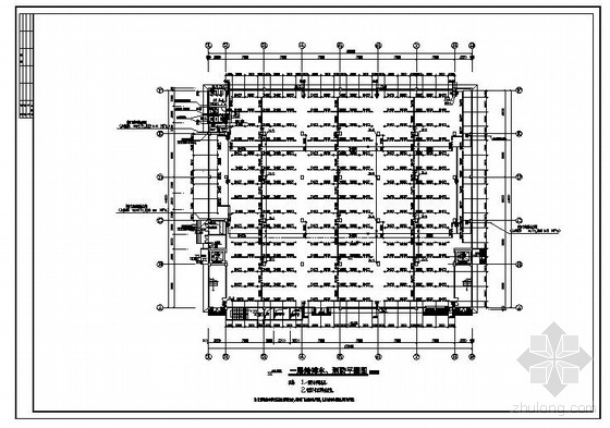 淋水填料资料下载-广东某厂房给排水及消防喷淋图纸