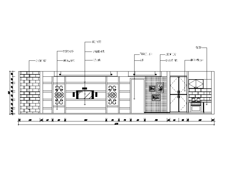 [福建]现代风格样板房设计施工图（含效果图）-【福建】现代风格样板房设计施工图（含效果图）立面图