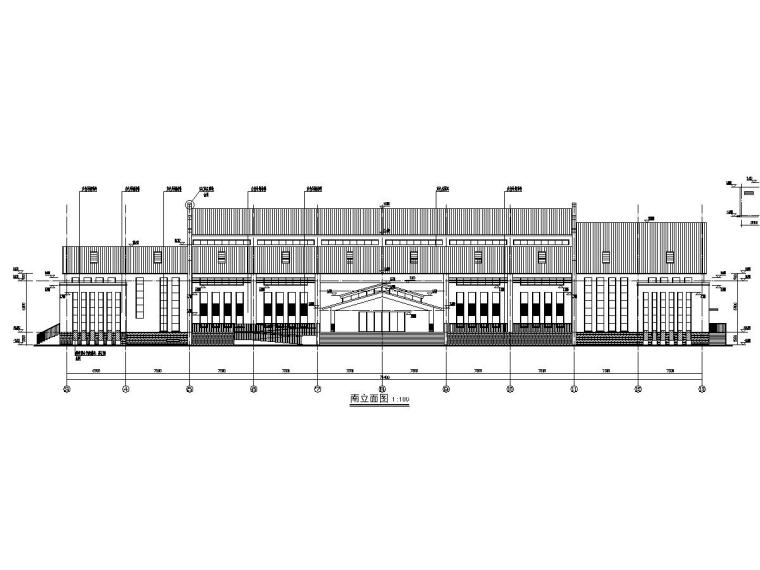 健身中心建筑设计SU模型资料下载-5800平健身中心建筑结构施工图