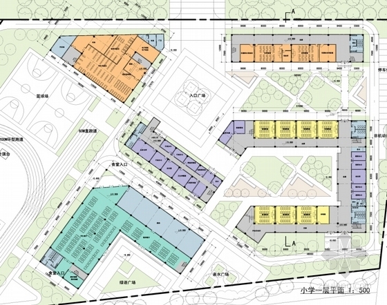 [合集]3套多层现代风格小学建筑设计方案文本（含CAD图）-3套多层现代风格小学建筑缩略图3套多层现代风格小学建筑立面图3套多层现代风格小学建筑缩略图3套多层现代风格小学建筑平面图