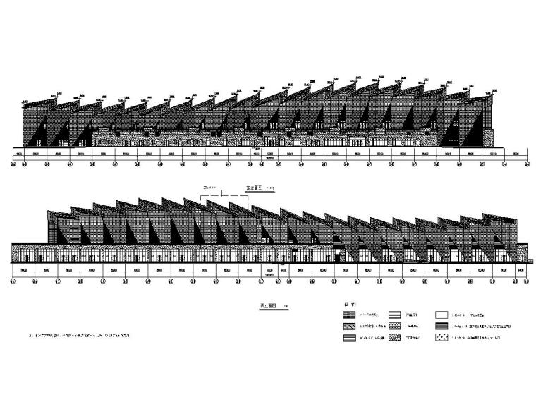 玻璃幕墙格栅节点图资料下载-江苏体育馆玻璃幕墙系统深化设计施工图（节点图超详细）