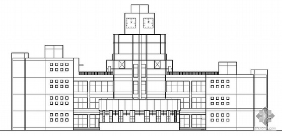 实验楼建筑施工图资料下载-[北京大兴区]某镇中学实验楼建筑施工图