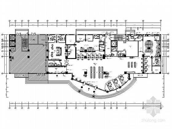 公共卫生楼设计资料下载-[江西]高级现代风格金融机构办公楼室内设计施工图