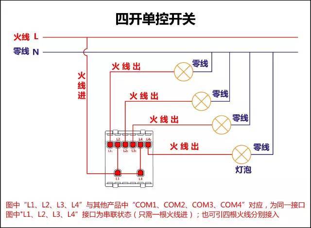 世上最全开关接线图,单控、双控、三控，收藏吧_8