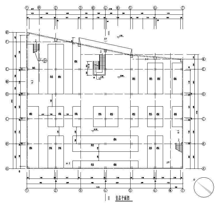 5套厂房建筑设计方案初设图CAD-14