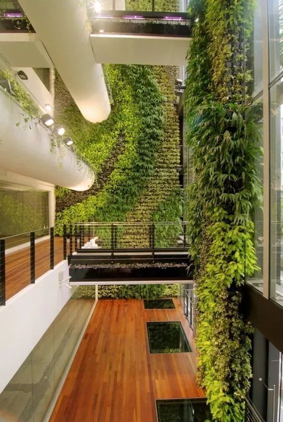 垂直绿化墙cad施工图水资料下载-垂直绿化，让建筑活起来！