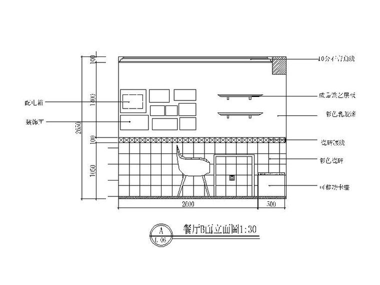 整套田园风格样板房设计CAD施工图（含效果图）立面图