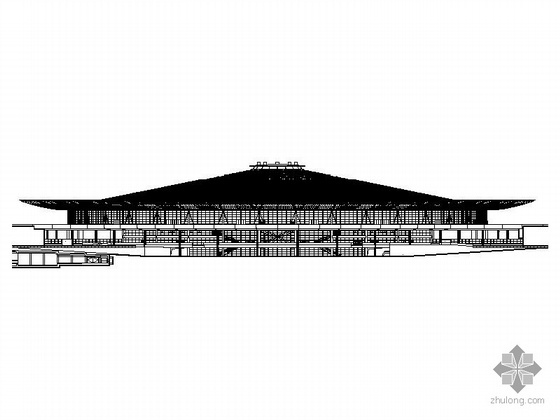 草图模型施工图资料下载-[合集]4套大型多层火车站建筑施工图