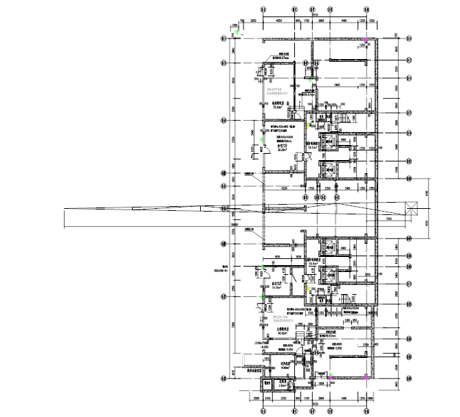 住宅楼工程群塔作业施工方案-塔吊平面布置图