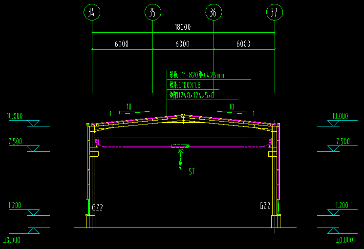 西安公司钢结构工程CAD_4