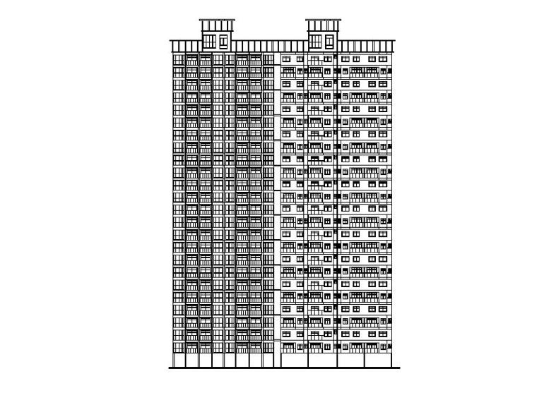 6层塔式住宅建筑图资料下载-[深圳]高层塔式住宅建筑方案图（含6套方案）