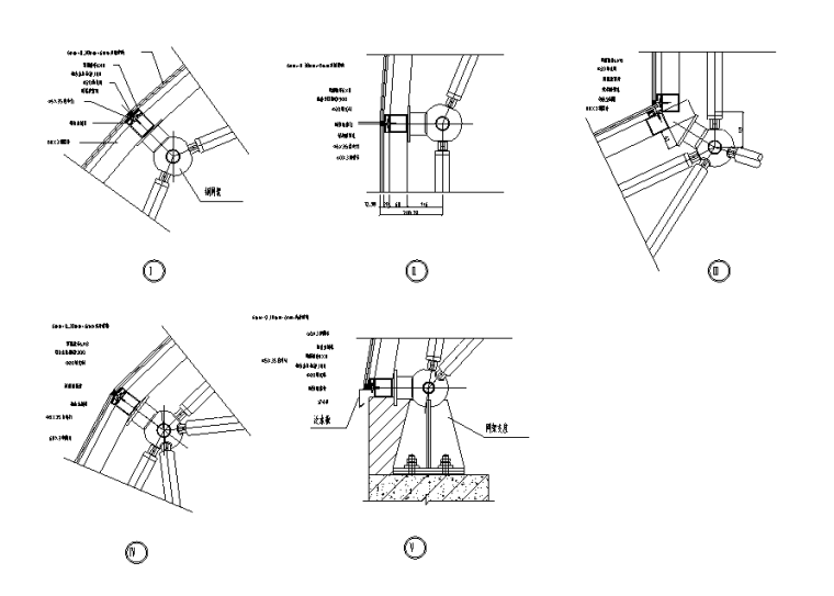 钢结构天窗大样资料下载-50个天窗大样节点详图
