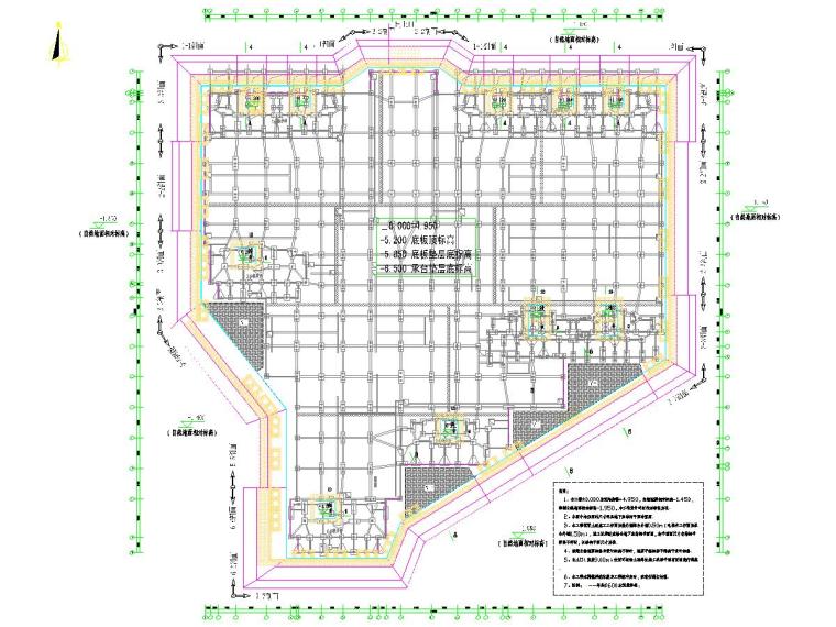 基坑支护土钉墙施工资料下载-复合土钉墙基坑支护施工图