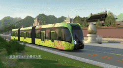 智能轨道快运系统资料下载-列车在公路上跑？没错！中国技术就是这么开脑洞！