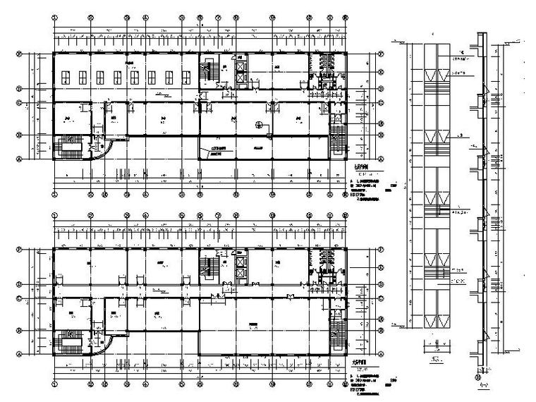 [北京]某老年活动中心建筑施工图-[北京]某老年活动中心平面图