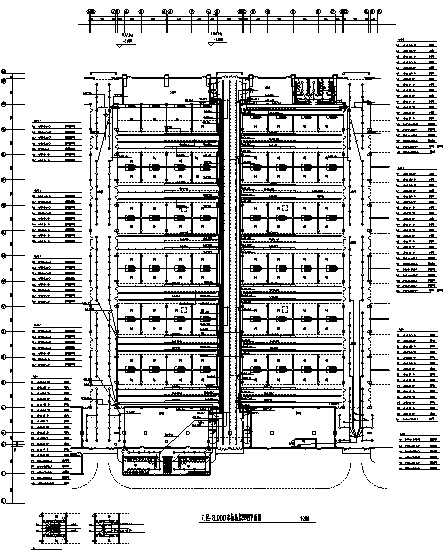 某展览中心全套电气图纸-c区-8.000米标高层照明平面图